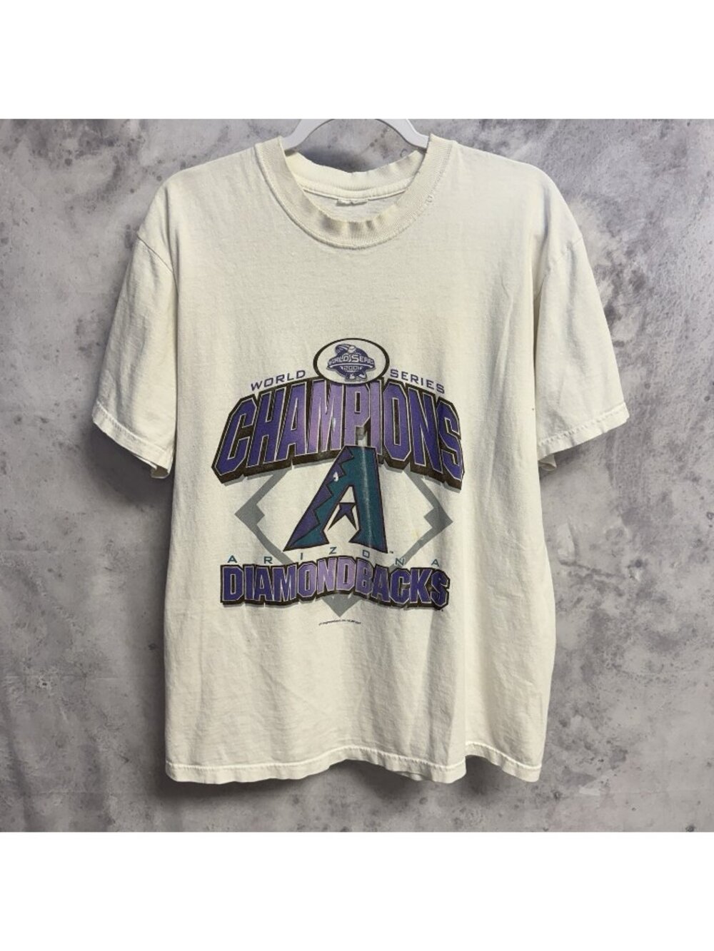 Vintage Arizona Diamondbacks World Series Champions T Shirt Mens Large